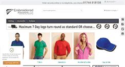 Desktop Screenshot of embroideredpoloshirts.com