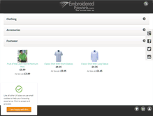 Tablet Screenshot of embroideredpoloshirts.com